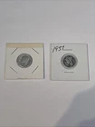 [Lot of 2 ]Mercury Dimes 90 % Silver EXACT COINS IN PHOTOS