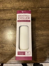 Ceres Chill Breastmilk Chiller Storage Bottle Stainless Steel, 24oz, Zen White