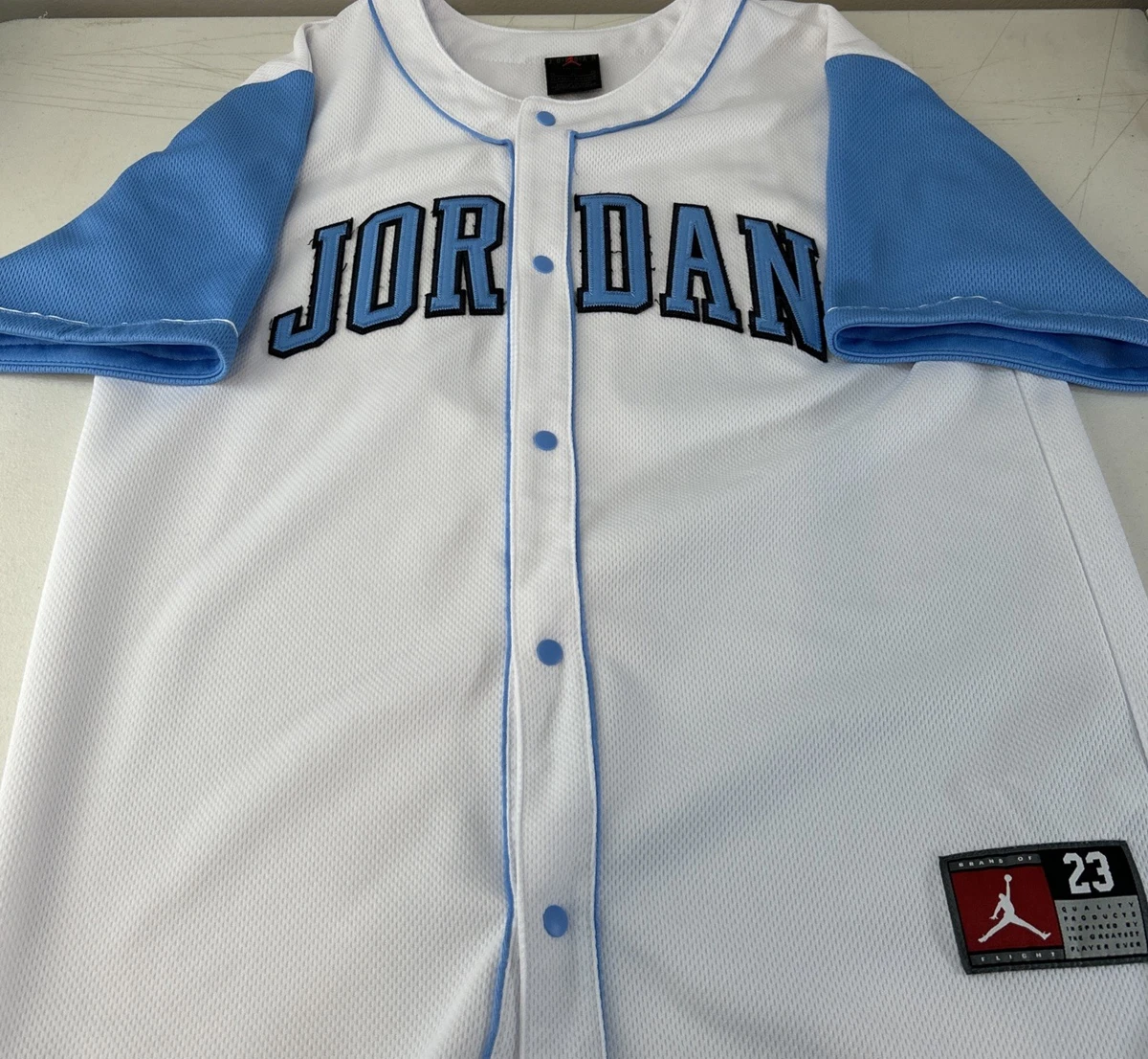 Maillot Vintage North Carolina Tar Heels Foot Locker Taille 2XL Blanc/bleu #4