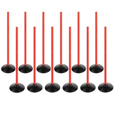 ASENVER Orange Soccer Agility Poles Set 3.3 FT Pack of 12