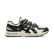 ASICS Mens Mesh Hook & Loop White Black Low T...