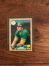 Jose Canseco 1987 Topps Traded Baseball Card