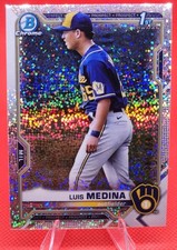 2021 Bowman Chrome Prospects Luis Medina #BCP-202 Speckle Refractor /299 (RC) __