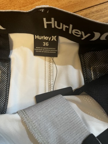 NWT Men's Hurley Hybrid WalkShort Size 36 Beige Color Inseam 9.5” With Stretch - Picture 7 of 10