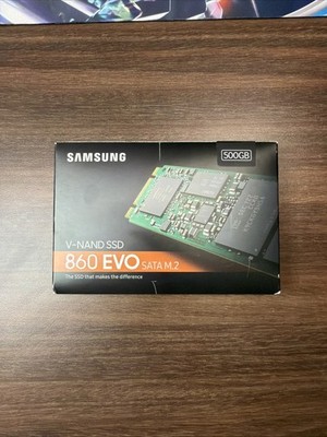 Samsung MZ-M6E500BW 860 EVO 500GB mSATA Internal SSD New in Sealed Box