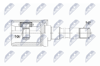 Gelenksatz Antriebswelle NTY NPW-BM-058 FüR X4 X3 BMW F25 F26 G02 F98 Sdrive M40