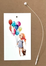 950 HANG TAGS GARMENT TAGS MERCHANDISE TAGS WITH 950 PLASTIC LOOPS