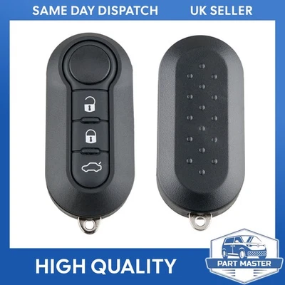 PARTMASTER 3 Button Remote Key Fob Case Shell For Citroen Nemo Relay Fiat 500 Punto Panda