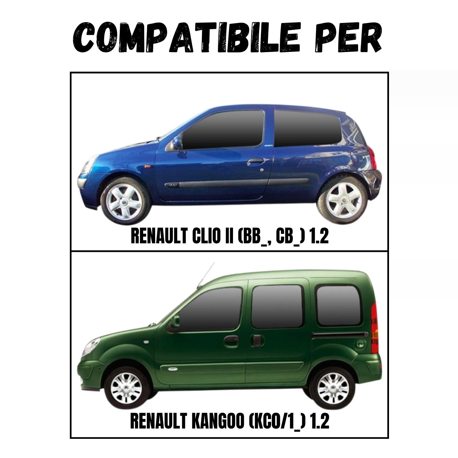 Kit Tagliando Castrol Renault Clio Ii 1.2 4 Filtri + 4l Olio Gtx 10w-40 A3/b4 - Miniatura 8