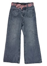 Girl  s ZARA High Waisted Wide Leg Jeans size 8