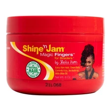 Shine-n-Jam Magic Fingers Gel for Braids - Provides Firm Hold with Non-Greasy...