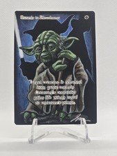 Sword to Plowshares - Yoda With Glow In The Dark Lightsaber Star Wars -MTG Alter
