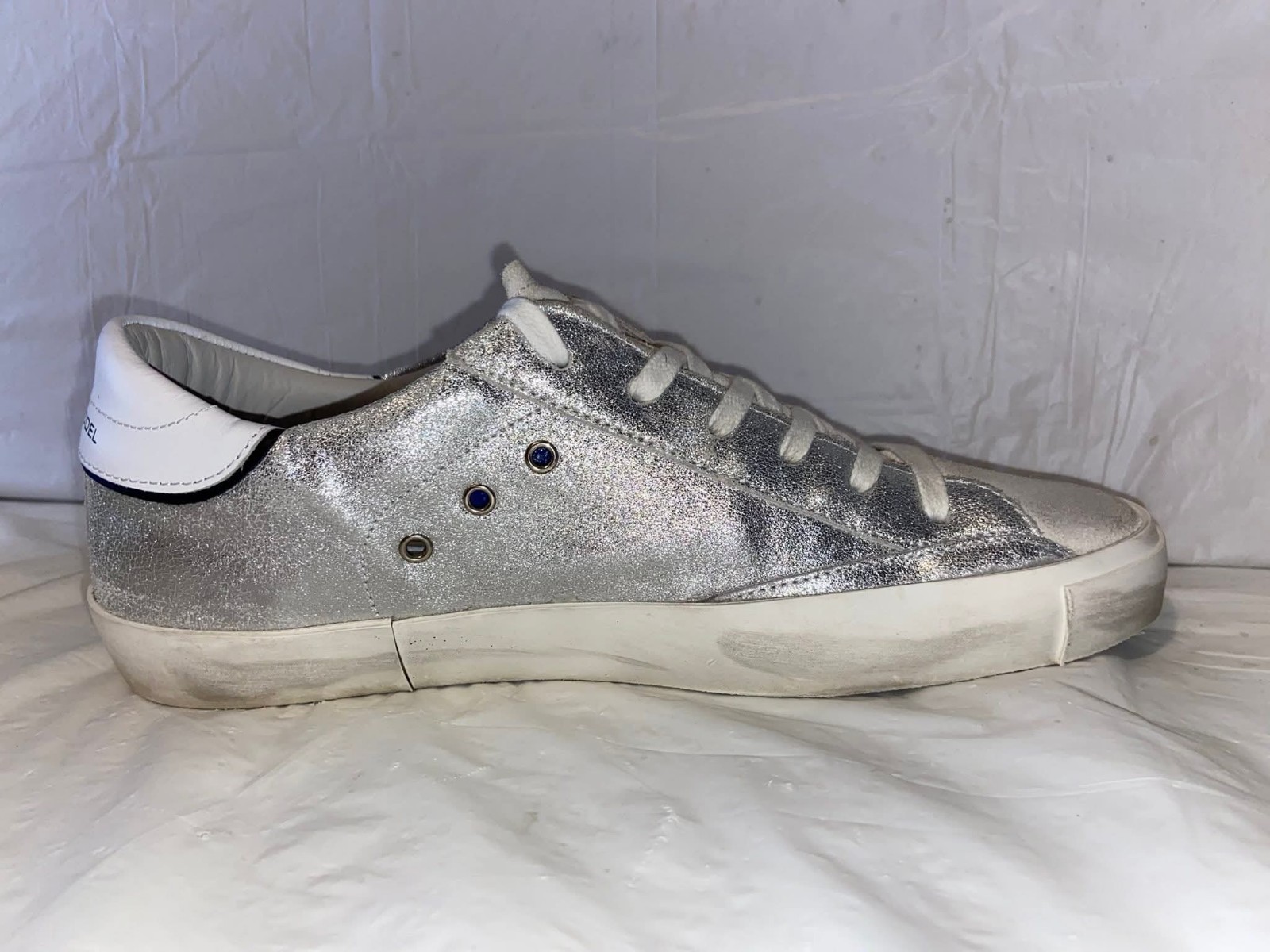 Philippe Model Silver White Leather Sneakers Wome… - image 7
