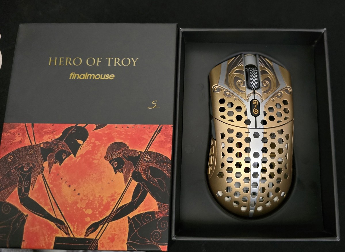 ほぼ新品 M Finalmouse Starlight 12 Achilles Finalmouse Starlight-12 Hero of Troy Achilles Gaming Mouse