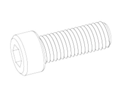 UDIRC Sechskant Innenschrauben mit Zylinderkopf 3x8 UDM01-010 