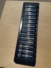 Snap-on Tools Socket Set 13pc 12 Drive Metric Deep 6 Point 12mm-24mm Usa