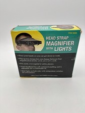 MAGNIFIER HEAD STRAP Hobby Lights Multi Magnification Stamps Coins New In Box