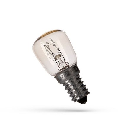 1 x Backofenlampe 300° 25W E14 klar Glühbirne Glühlampe 25 Watt Röhre Backofen