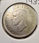 1937 Canadian Silver Dollar King George VI