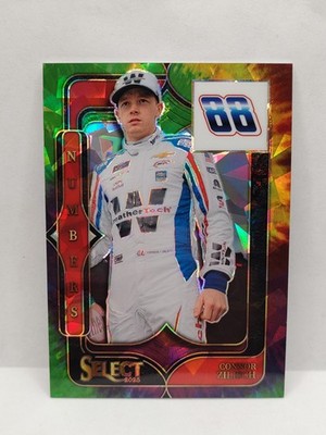 2025 Panini Select Racing Connor Zilisch Numbers Tie Dye Ice 13 Prizm /25 #22