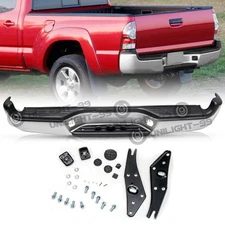  For 2005-2015 Toyota Tacoma Pickup Chrome Rear Step Bumper Assemblys