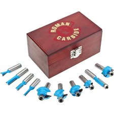 DC1639A 10 pc. General Purpose Router Bit Set 1/2" Shank