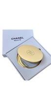 CHANEL beaute Gold Double Sided Mirror NIB GWP VIP Novelty