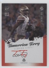2021 Panini Luminance Year One Signatures RPS Red Tamorrion Terry Auto ic3