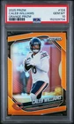 2025 Panini Prizm - Caleb Williams #124 Orange Prizm /249 PSA 10 Gem Mint