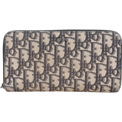 Christian Dior Trotter Monogram Zipped Long Wallet Portemonnaie Geldbörse - Bild 1 von 4