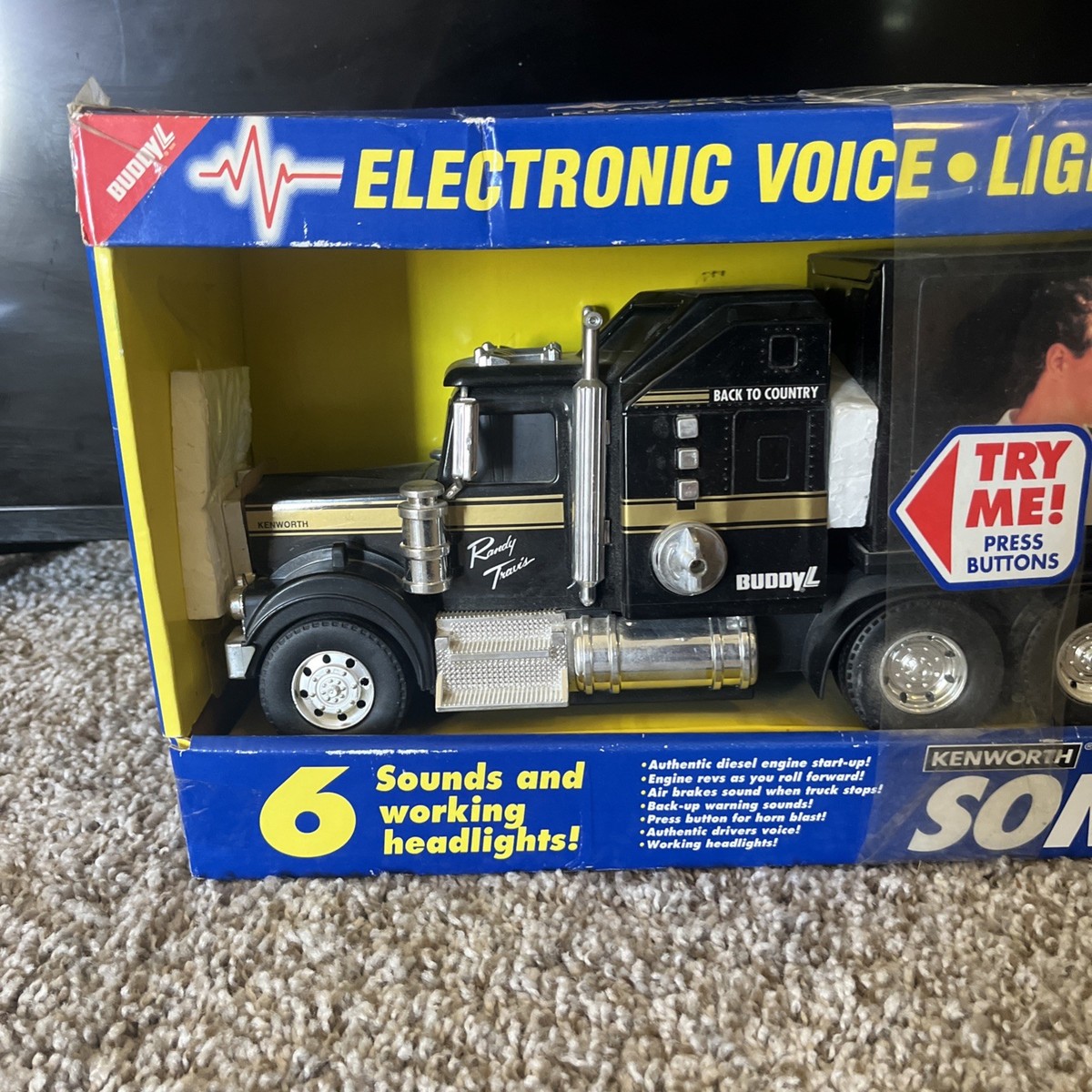 KENWORTH Sonic Hauler Buddy L RANDY TRAVIS BACK TO COUNTRY