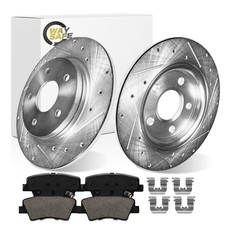 11.18 Rear Brake Kit for 2011-15 Optima Sonata 2009-17 Azera Drilled Slotted