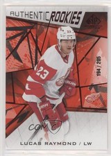 2021 SP Game Used Authentic Rookies Red Fragment 194/205 Lucas Raymond Rookie RC