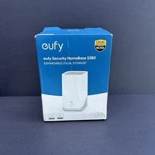 eufy Security HomeBase S380, Expandable up to 16TB, White, T8030 NEW (open Box)