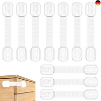 Septeamay 10 StüCk Kindersicherung FüR Schrank Und Schubladen, S