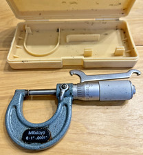 Mitutoyo No. 103-105 Japan 0-1" .0001 Outside Micrometer