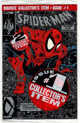 SPIDER-MAN #1 (1990) Silver Sealed Bagged Edition Todd McFarlane