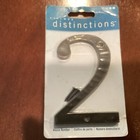 Hillman Distinctions House Number 2 Black Finish 4 Inches Tall (new old stock)