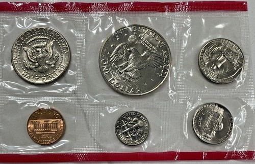 1973 Uncirculated Coin Set U.S Mint P-D-S Original Government Packaging T150 - Picture 6 of 8