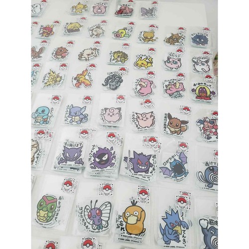 NEW Pokemon Center B-SIDE LABEL Sticker Meowth - Picture 6 of 9