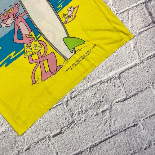 Vintage PINK PANTHER HAWAII 1984 T-Shirt Front/Back Print Rare - Picture 3 of 11