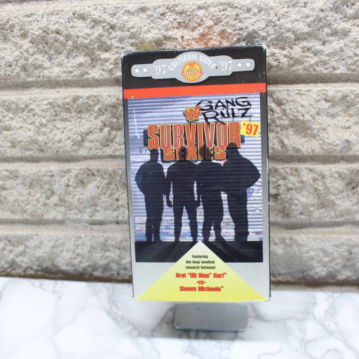WWF Survivor Series 1997 VHS Stone Cold Bret Hit Man Hart Shawn