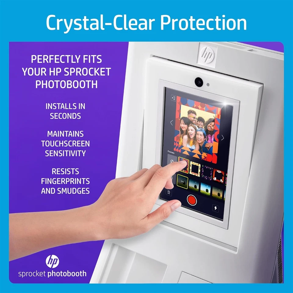 HP Sprocket Photobooth Screen Protector, 9H High-Transparency, Scratch-Resistant - Image 4 of 4