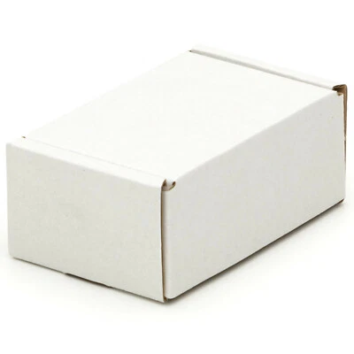 KK VERPACKUNGEN Visitenkartenkartons Faltkartons Faltschachtel Visitenkarte 90 x 60 x 40 mm weiß