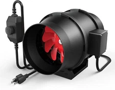 iPower 4/6 inch Exhaust Inline Duct Fan with Speed Controller HVAC Blower
