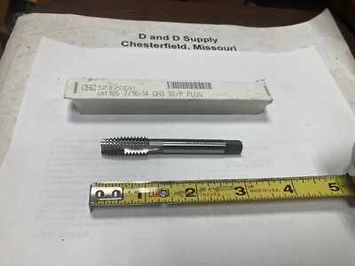 OSG 1232000, 7/16-14, Spiral Point Plug Tap, HSS, 3-Flute, H3, 3-5/32'' OAL