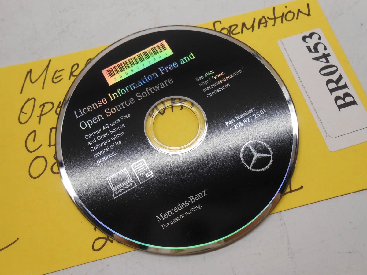 Mercedes Information Open Source CD Software OEM A2058272301 