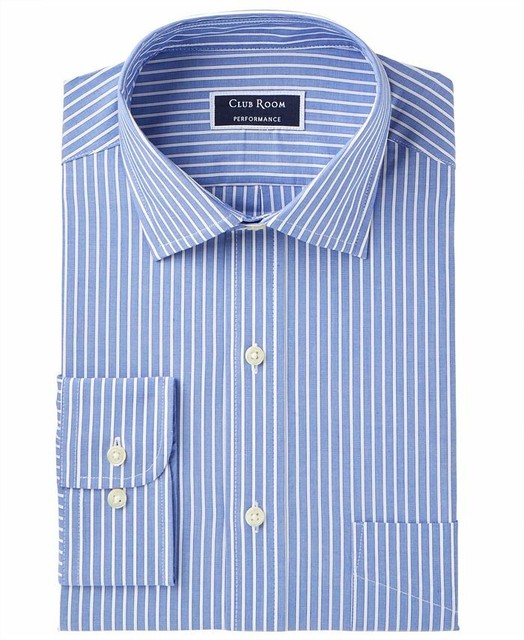 Club Room Men Dress Shirt Blue Size 16 