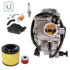 For Honda Foreman 450 4x4 TRX450FE TRX450FM Carburetor + Air Filter Oil Filter