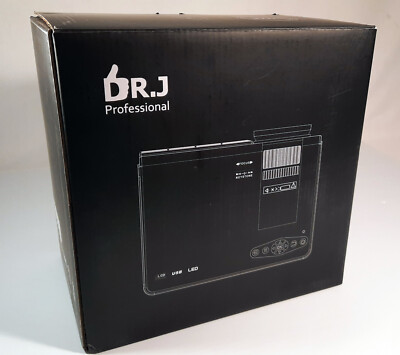 DR.J Outdoor Mini Movie Projector & 100'' Screen Bundle Professional (HI-04) 